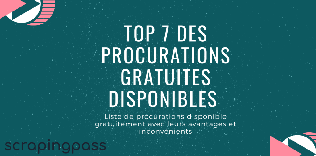 Top 7 des procurations